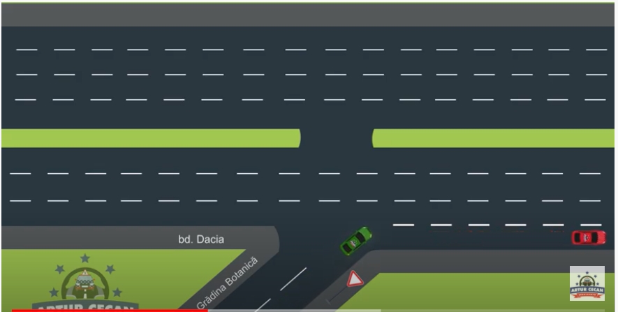 Răspuns provocare virare la dreapta