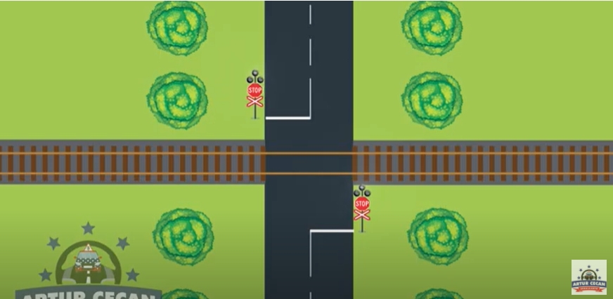 Provocare trecere la nivel cu calea ferată