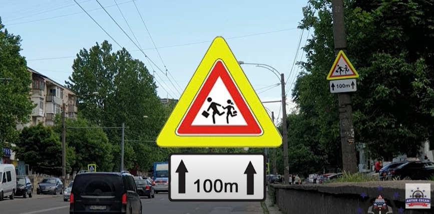 Răspuns provocare trecere de pietoni și panou suplimentar