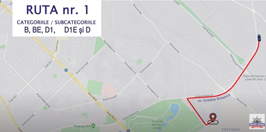 EXPRESS Ruta nr. 1 la categoria B (în limba română). Actualizată în 2020 | www.arturcecan.com