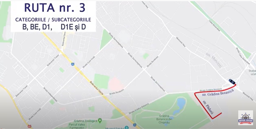 EXPRESS Ruta nr. 3 la categoria B (în limba română). Actualizată în 2020 | www.arturcecan.com