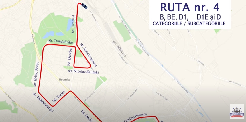 EXPRESS Ruta nr. 4 la categoria B (în limba română). Actualizată în 2020 | www.arturcecan.com