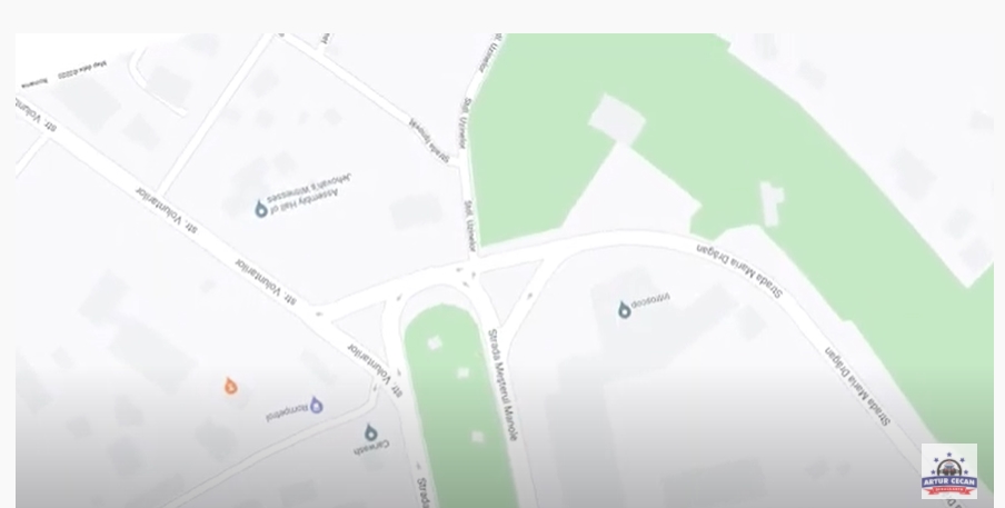 Provocare interscția dintre str. Maria Dragan - str. Mesterul Manole