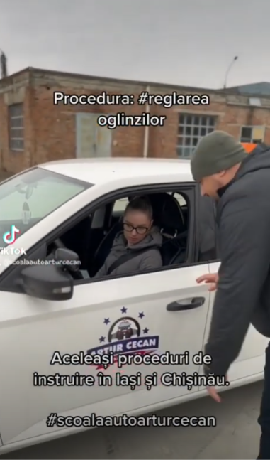 Lecție practică, poligon Iași